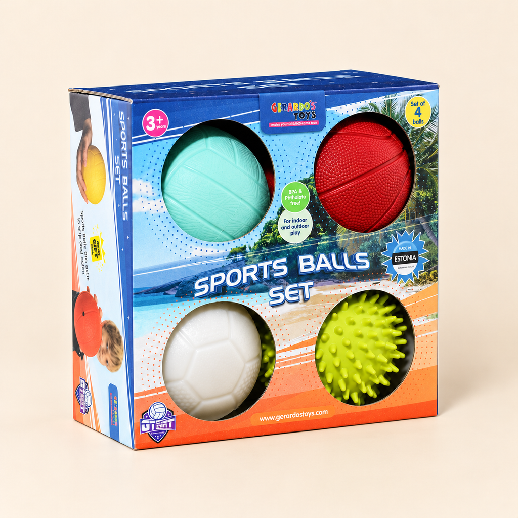 My First Sport-Balls – 4er-Set Sensorik-Bälle, ab 3 Jahren – Produktansicht 2
