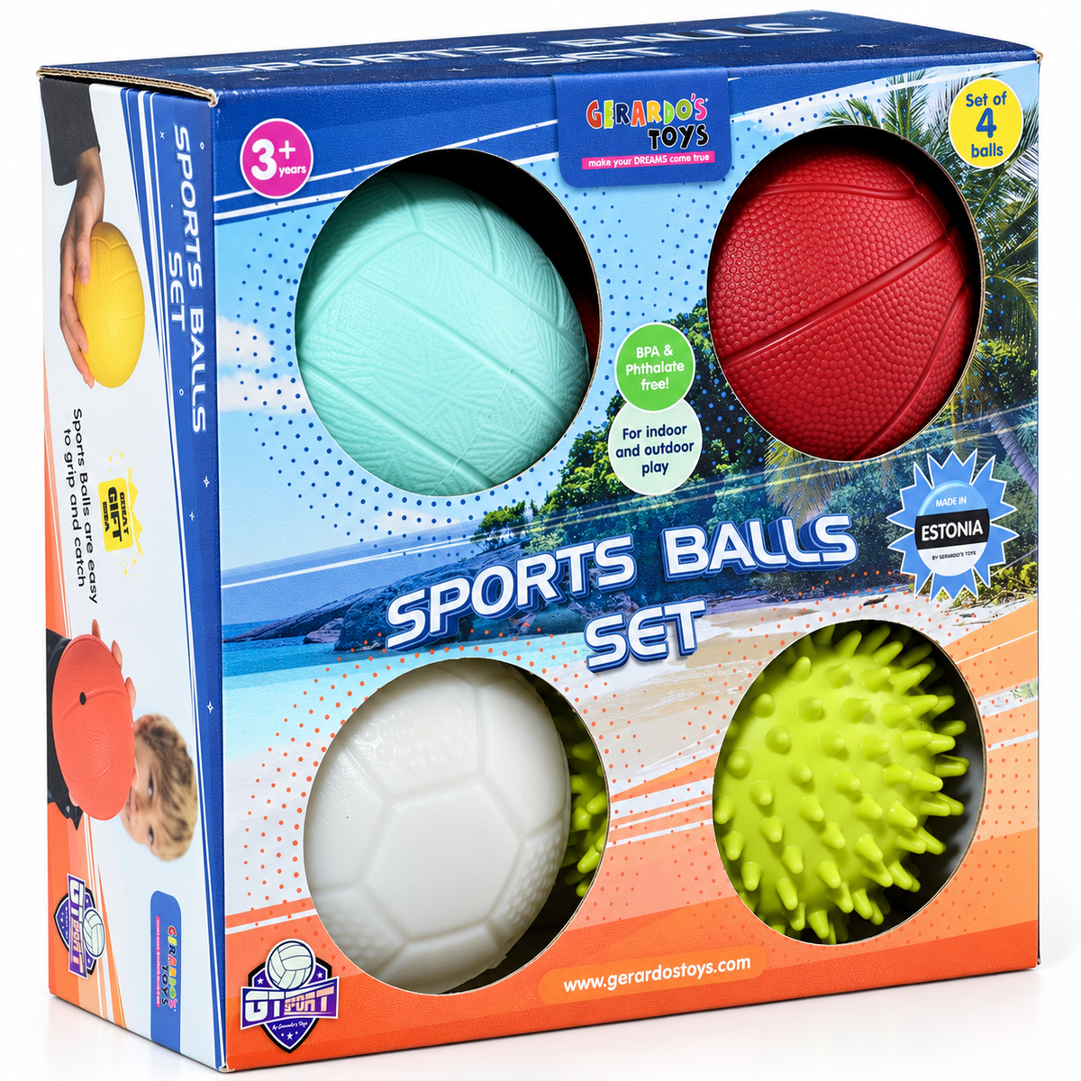 My First Sport-Balls – 4er-Set Sensorik-Bälle, ab 3 Jahren – Produktansicht 3