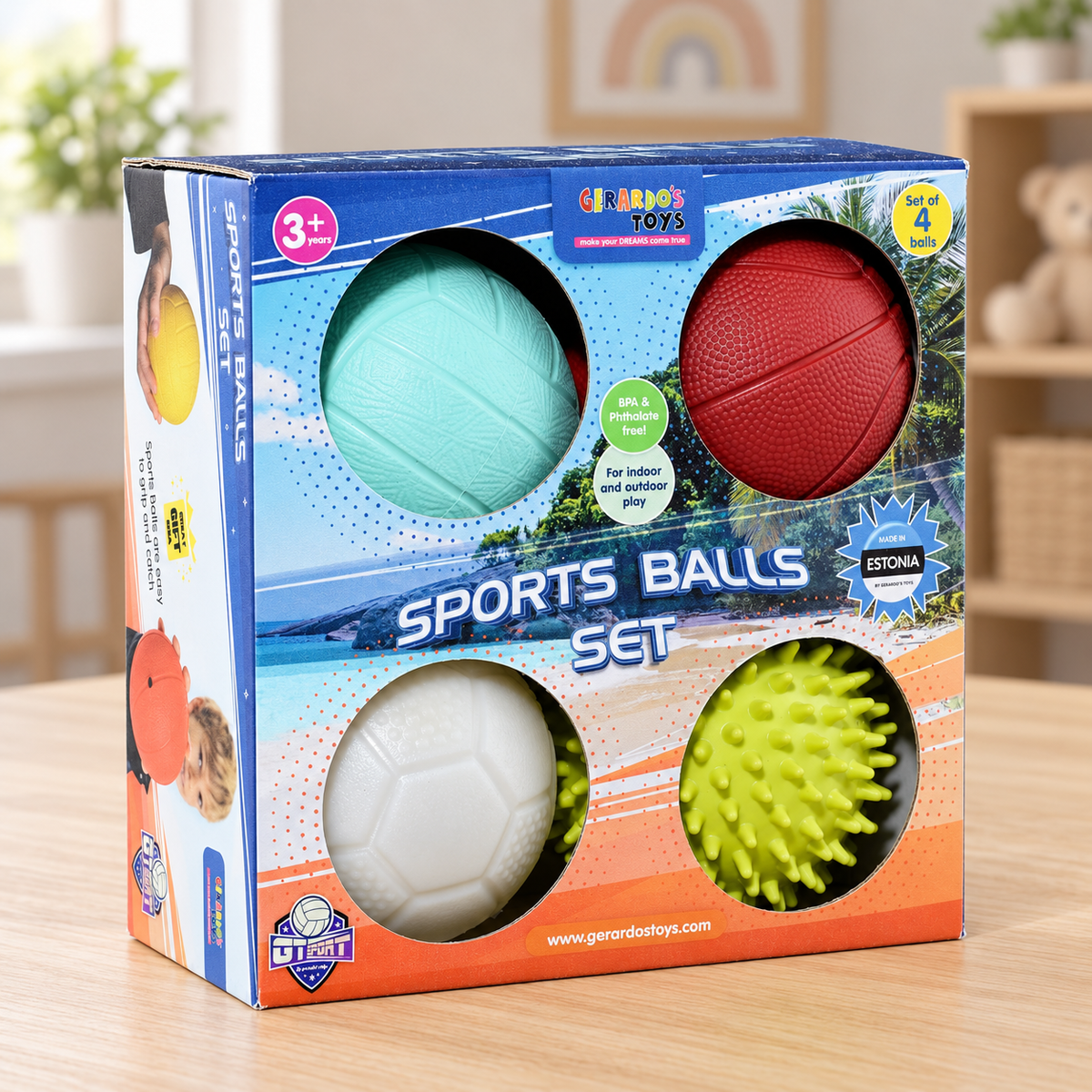 My First Sport-Balls – 4er-Set Sensorik-Bälle, ab 3 Jahren – Produktansicht 4